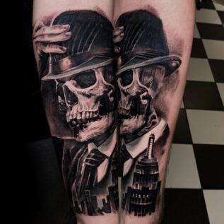 black-and-grey-skull-tattoo