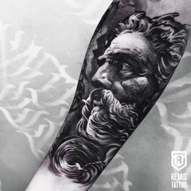 Black and grey tattoo work by artist @arturas___mileris___ 
Done at studio @remistattoogallery Kaunas

Book an appointment  with @arturas___mileris___  via email remistattoo@gmail.com or PM